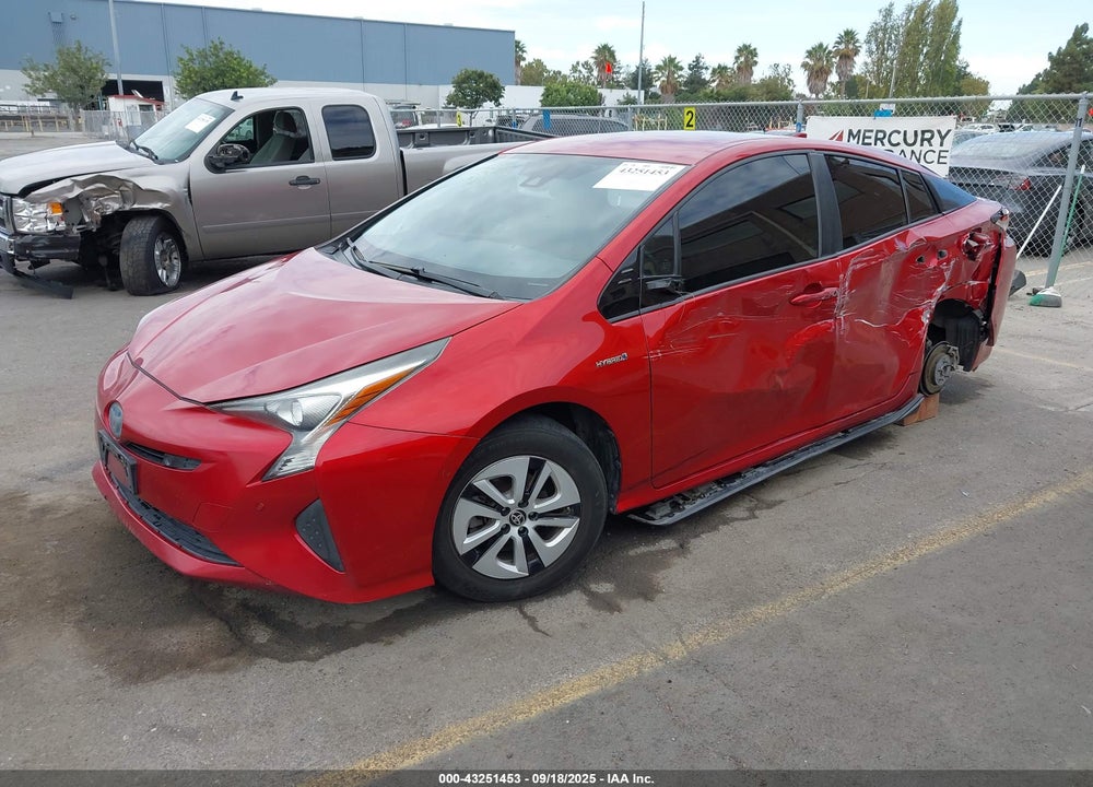 2017 TOYOTA PRIUS FOUR VIN: JTDKARFU6H3541973