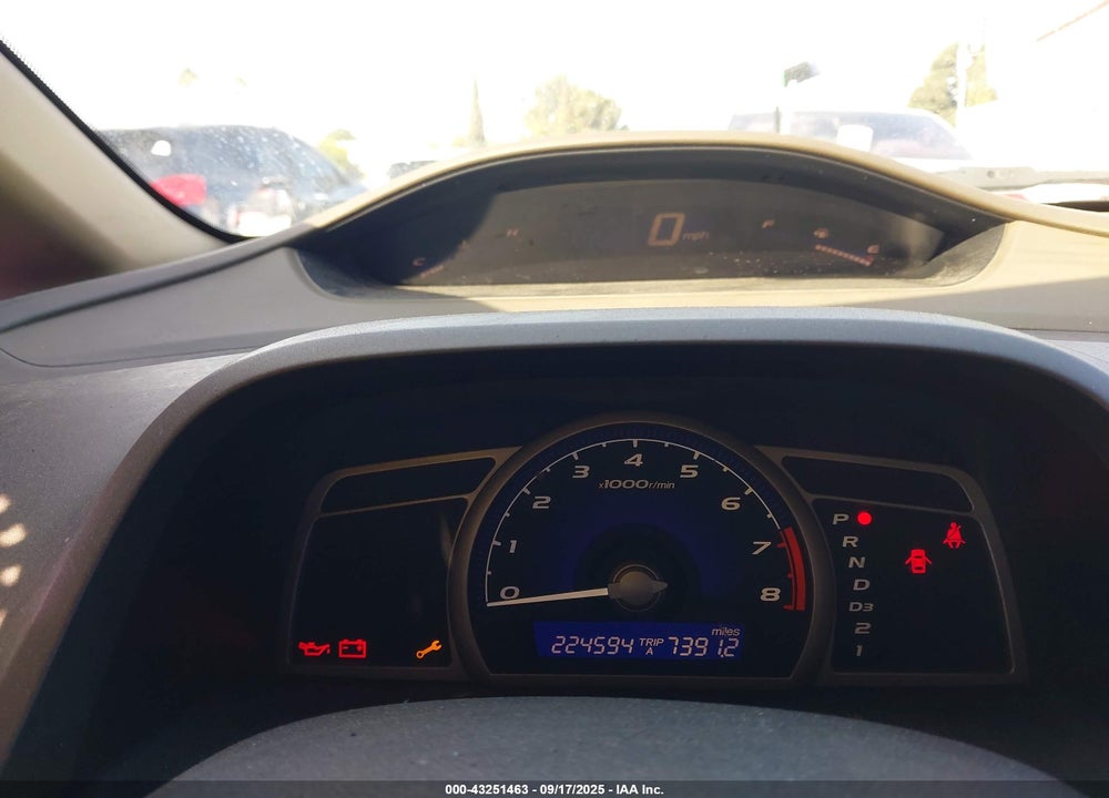 2008 HONDA CIVIC VIN: 1HGFA168X8L015644