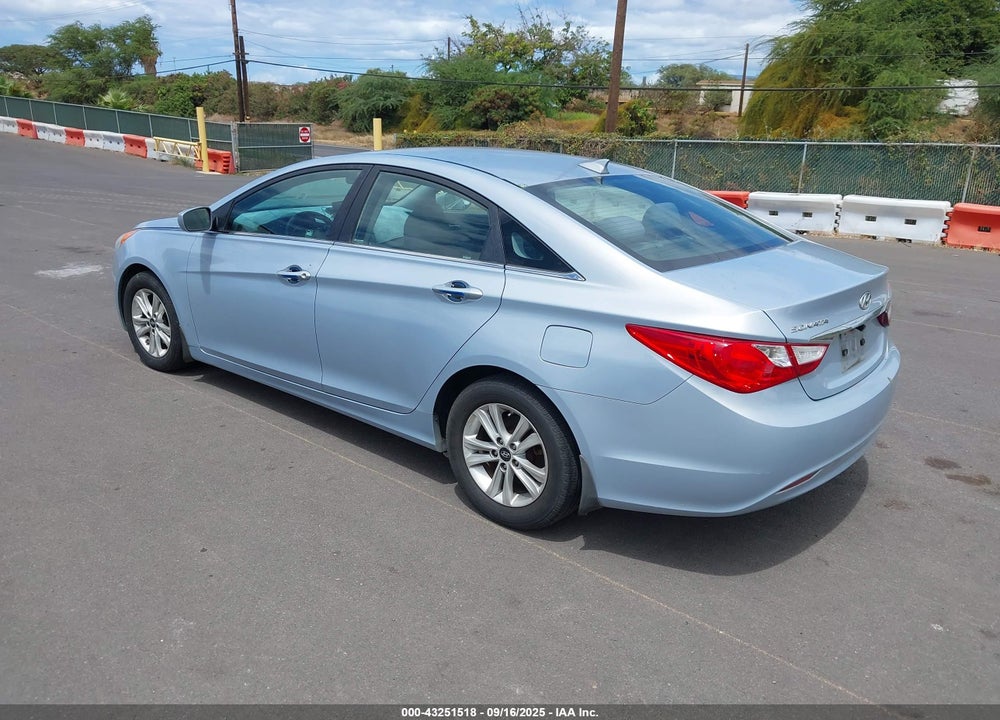 2013 HYUNDAI SONATA GLS VIN: 5NPEB4AC6DH545953