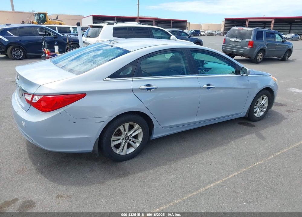2013 HYUNDAI SONATA GLS VIN: 5NPEB4AC6DH545953