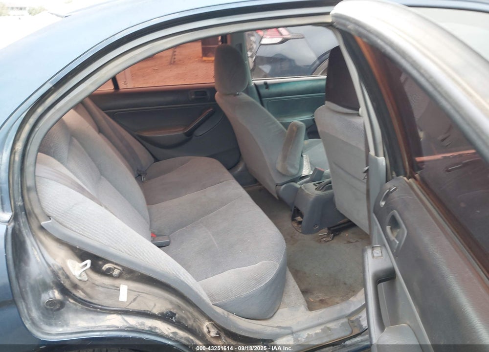 2001 HONDA CIVIC EX VIN: 1HGES26791L005652