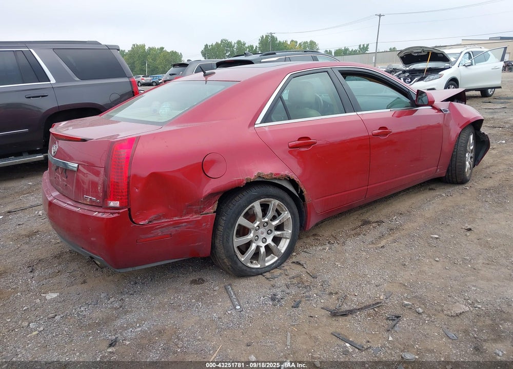 2008 CADILLAC CTS STANDARD VIN: 1G6DT57VX80147500