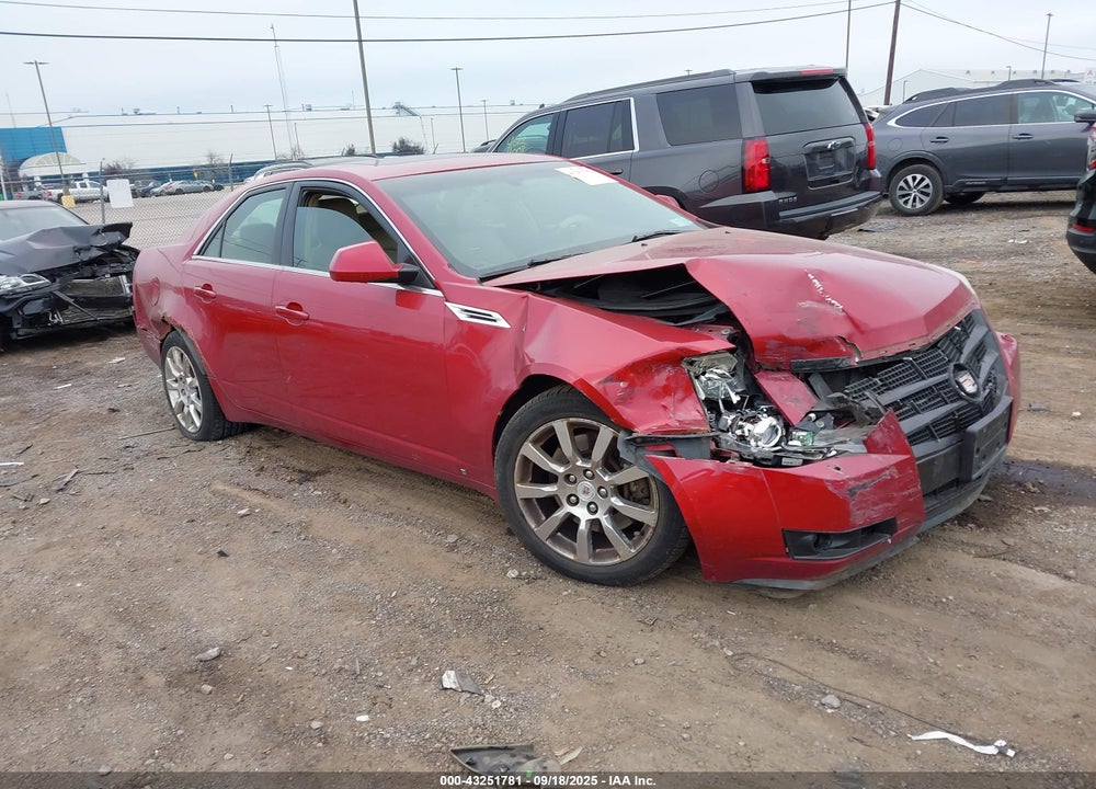 2008 CADILLAC CTS STANDARD VIN: 1G6DT57VX80147500