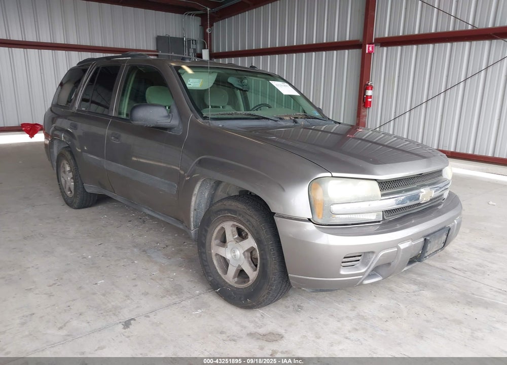 2005 CHEVROLET TRAILBLAZER LS VIN: 1GNDS13S052267107