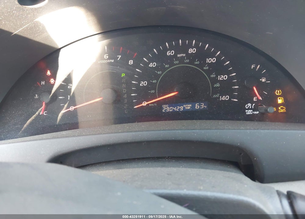 2008 TOYOTA CAMRY LE VIN: 4T4BE46K48R014967
