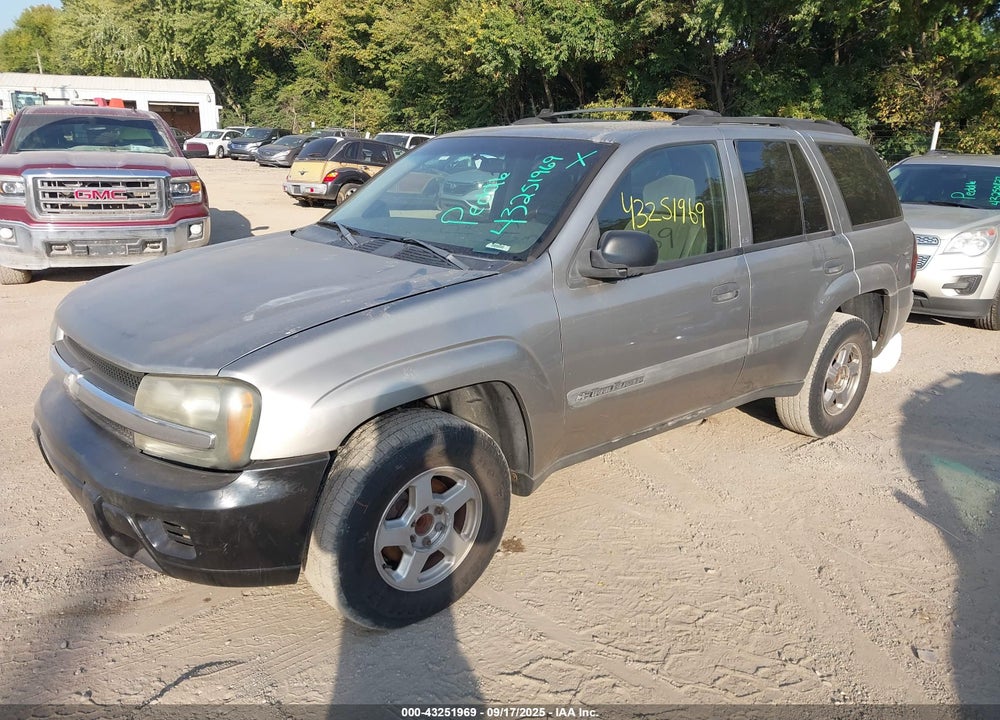 2003 CHEVROLET TRAILBLAZER LS VIN: 1GNDS13S532138583