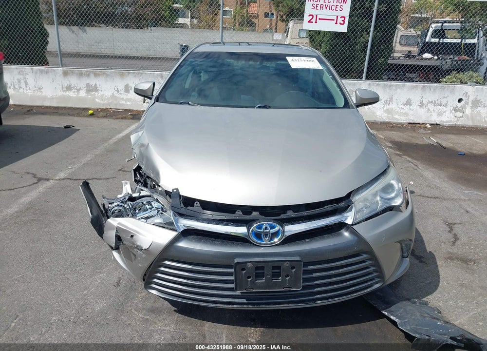 2017 TOYOTA CAMRY HYBRID XLE VIN: 4T1BD1FK2HU221210