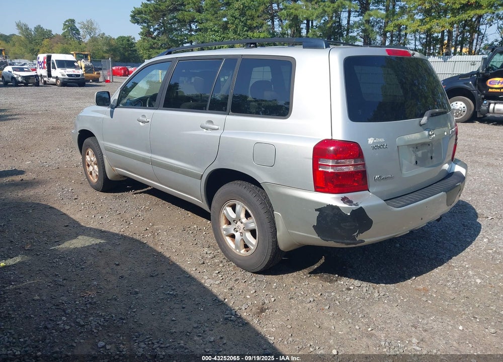 2003 TOYOTA HIGHLANDER V6 VIN: JTEHF21A130099593