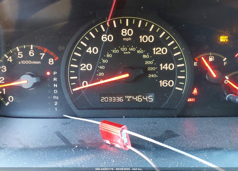 2004 HONDA ACCORD 2.4 EX VIN: 1HGCM56744A165912