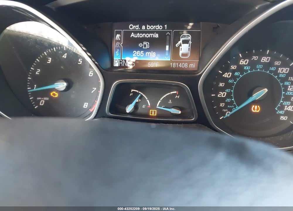 2012 FORD FOCUS VIN: 1FAHP3J25CL189284