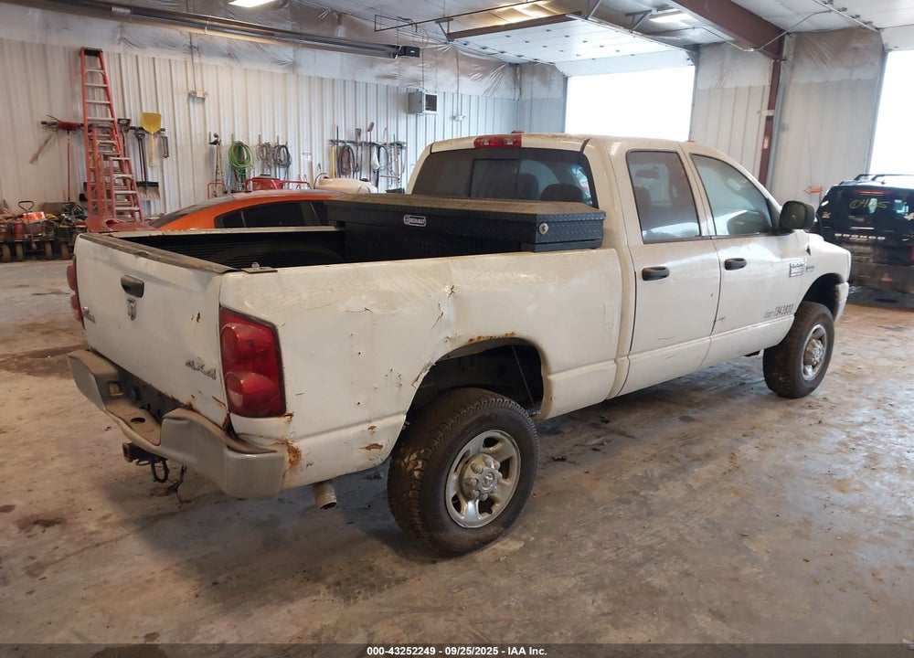 2008 DODGE RAM 2500 SLT/POWER WAGON VIN: 3D7KS28D58G167358