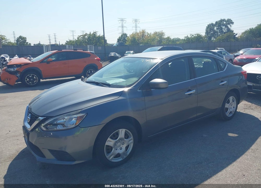 2017 NISSAN SENTRA SV VIN: 3N1AB7AP3HL694400