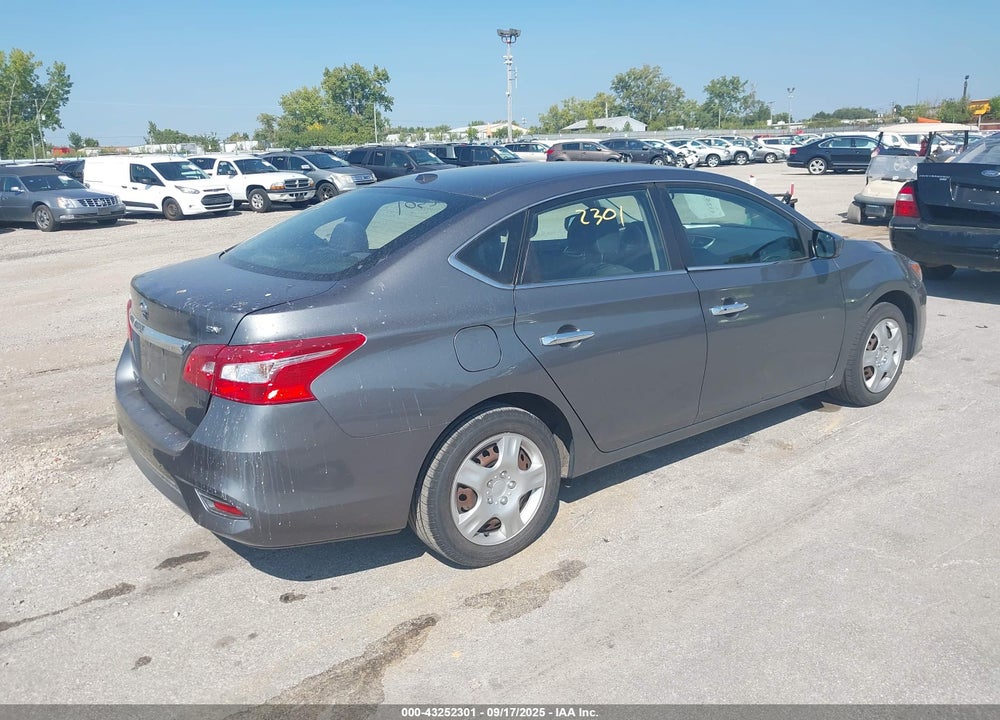 2017 NISSAN SENTRA SV VIN: 3N1AB7AP3HL694400