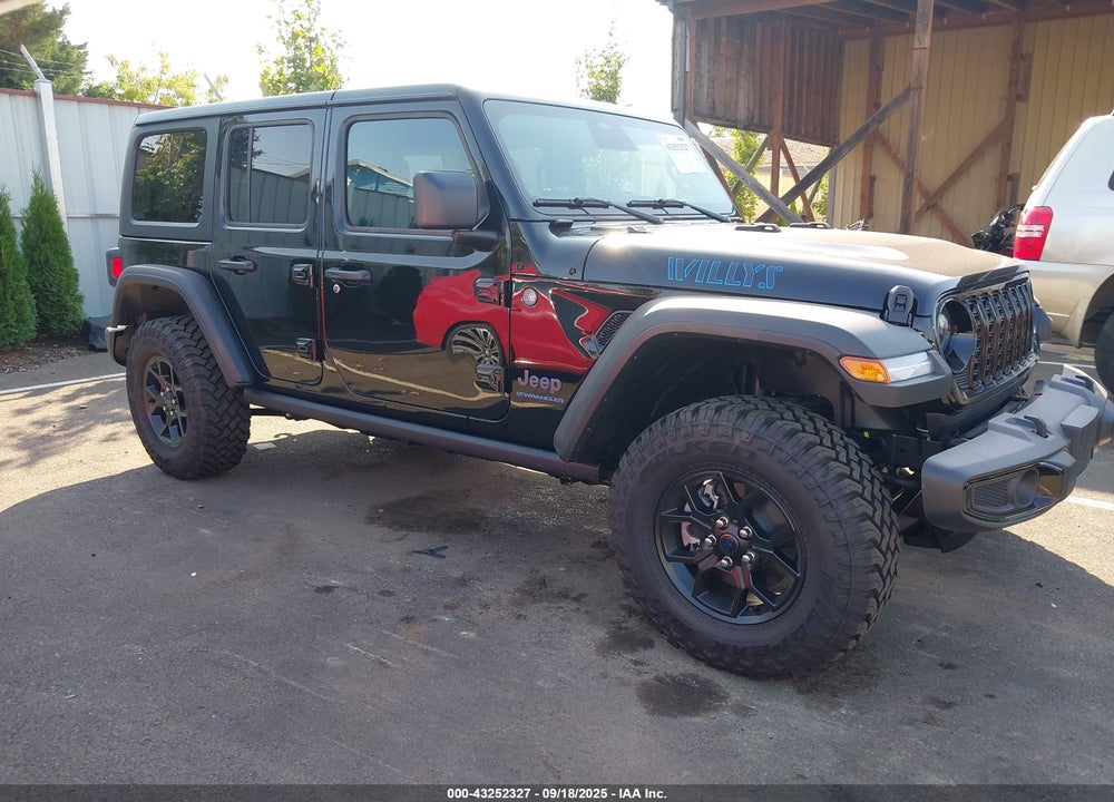 2025 JEEP WRANGLER 4XE WILLYS 4XE VIN: 1C4RJXN62SW604689