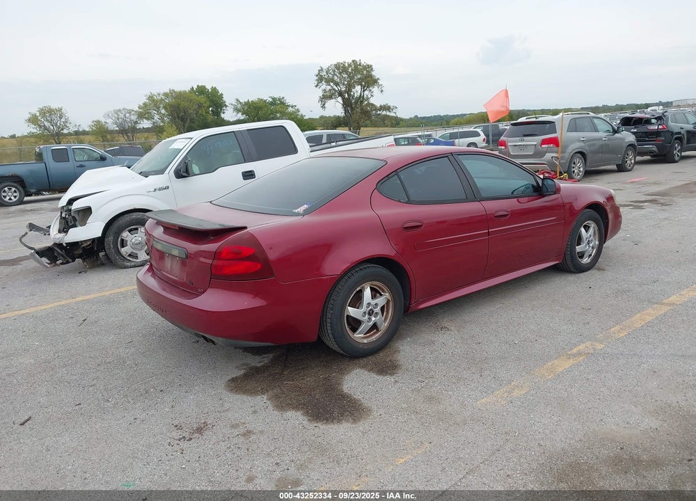 2004 PONTIAC GRAND PRIX GT1 VIN: 2G2WP522141268989