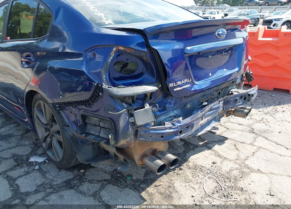 2016 SUBARU WRX VIN: JF1VA1N66G8817576