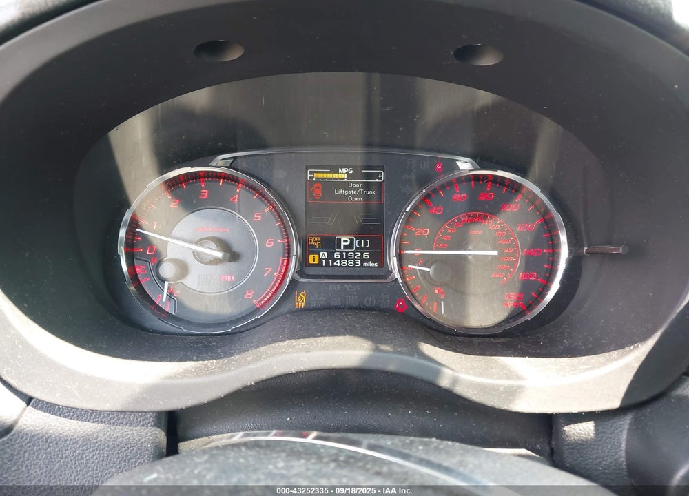 2016 SUBARU WRX VIN: JF1VA1N66G8817576