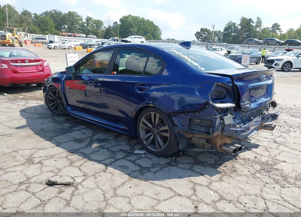 2016 SUBARU WRX VIN: JF1VA1N66G8817576