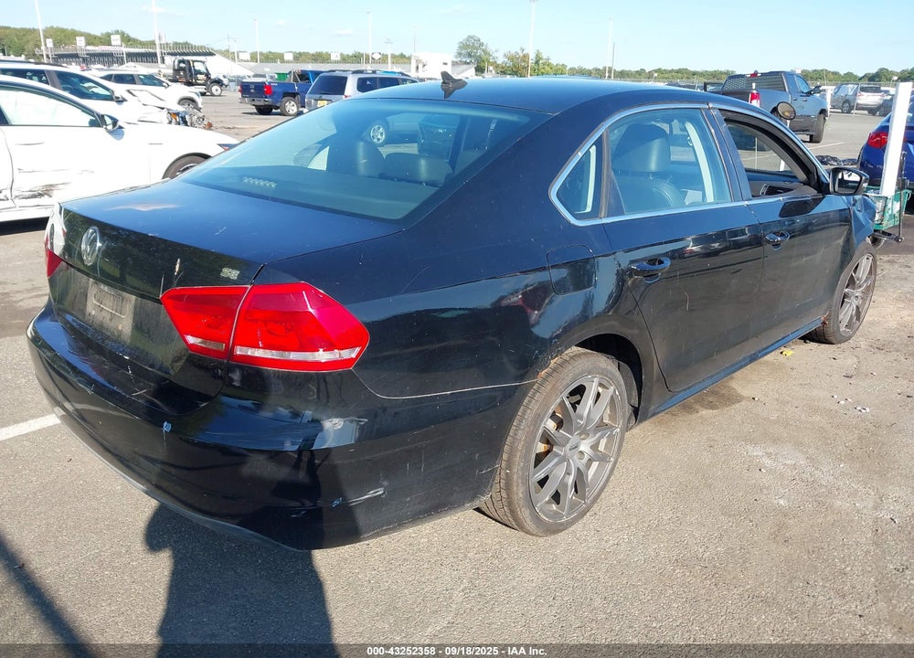 2013 VOLKSWAGEN PASSAT VIN: 1VWBP7A34DC026222