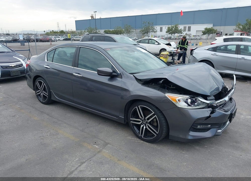 2016 HONDA ACCORD SPORT VIN: 1HGCR2F63GA178744