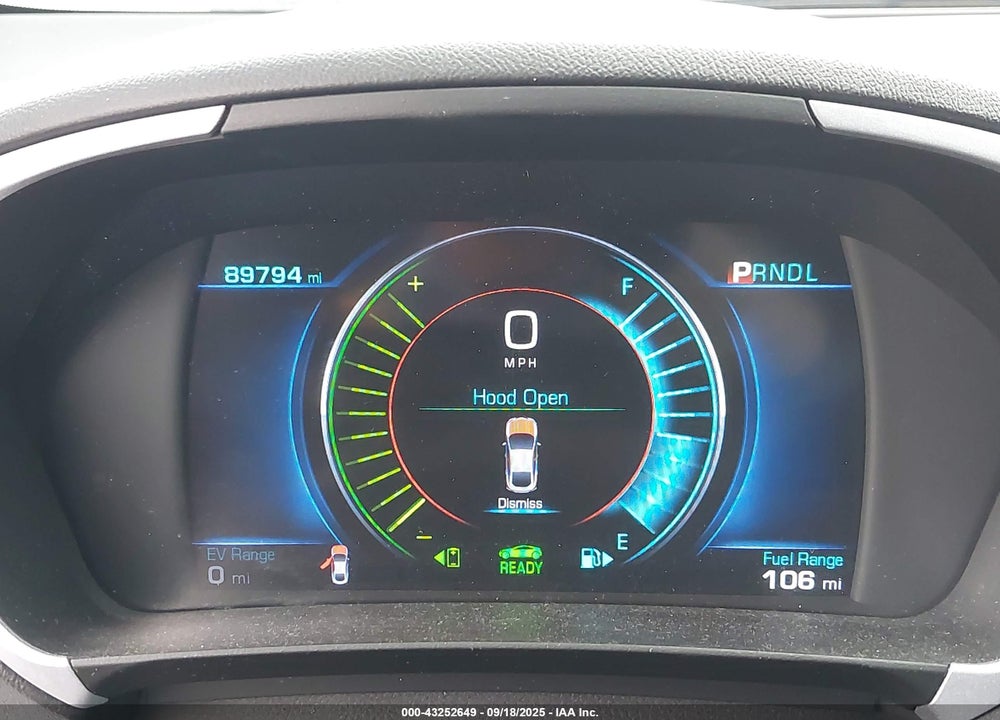 2017 CHEVROLET VOLT VIN: 1G1RC6S50HU208922