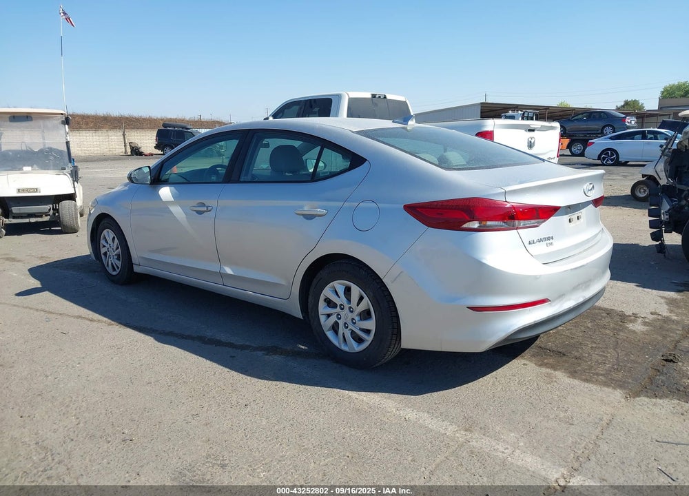 2017 HYUNDAI ELANTRA SE VIN: 5NPD74LF6HH164632