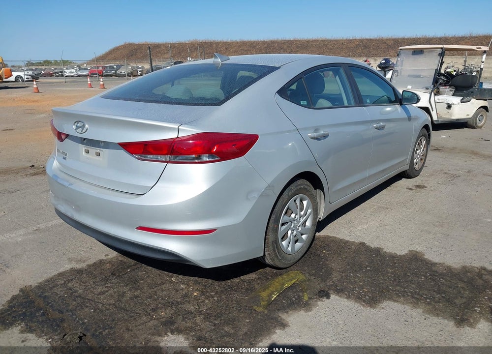 2017 HYUNDAI ELANTRA SE VIN: 5NPD74LF6HH164632