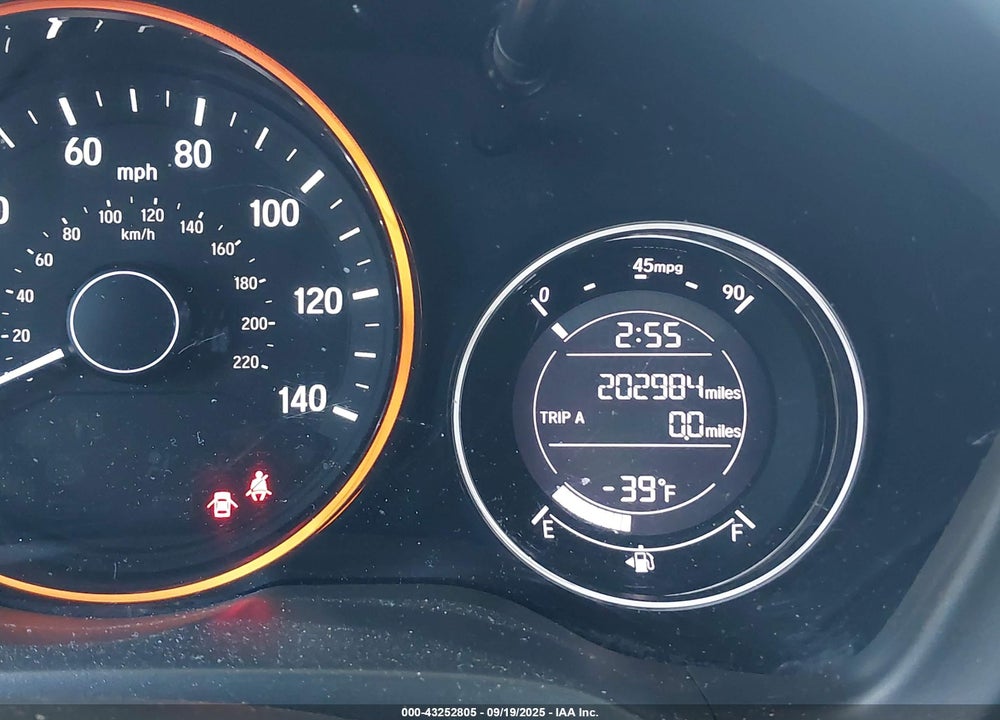 2017 HONDA HR-V VIN: 3CZRU5H30HM709442