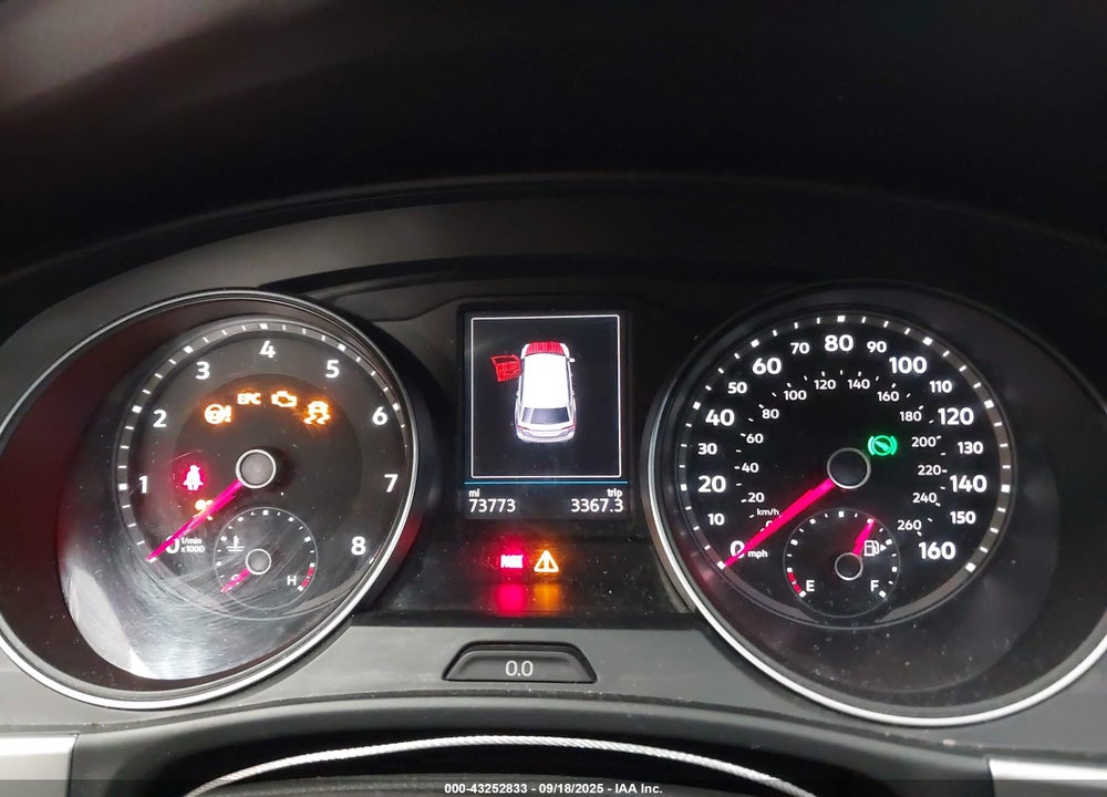 2019 VOLKSWAGEN ATLAS VIN: 1V2DR2CA6KC518296