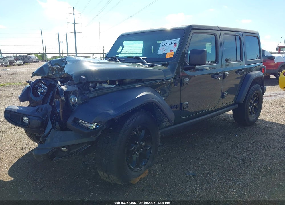 2021 JEEP WRANGLER UNLIMITED WILLYS 4X4 VIN: 1C4HJXDG5MW713043