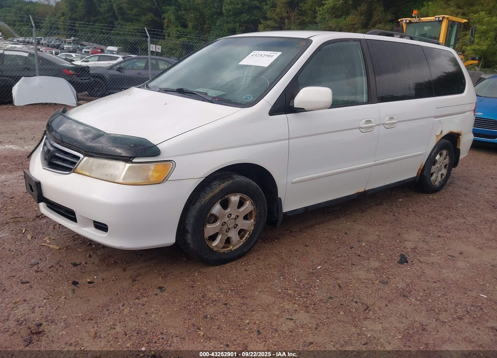 2002 HONDA ODYSSEY EX VIN: 2HKRL18642H570635