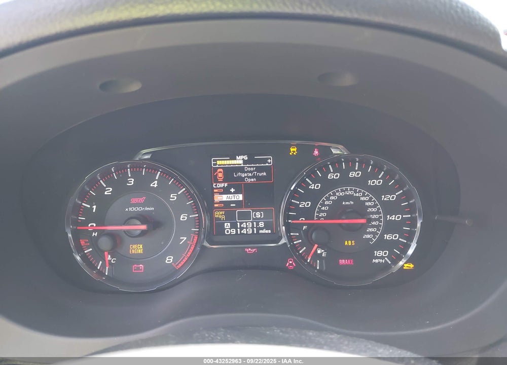 2018 SUBARU WRX VIN: JF1VA2T62J9811364