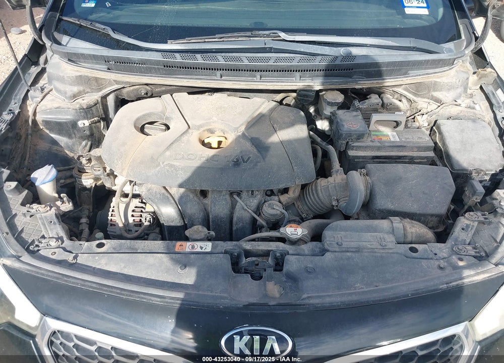 2016 KIA FORTE VIN: KNAFK4A63G5562998