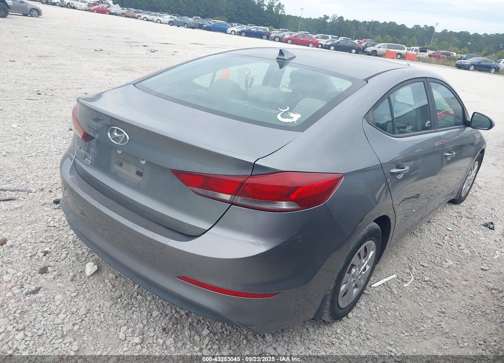 2017 HYUNDAI ELANTRA SE VIN: KMHD74LF5HU397502