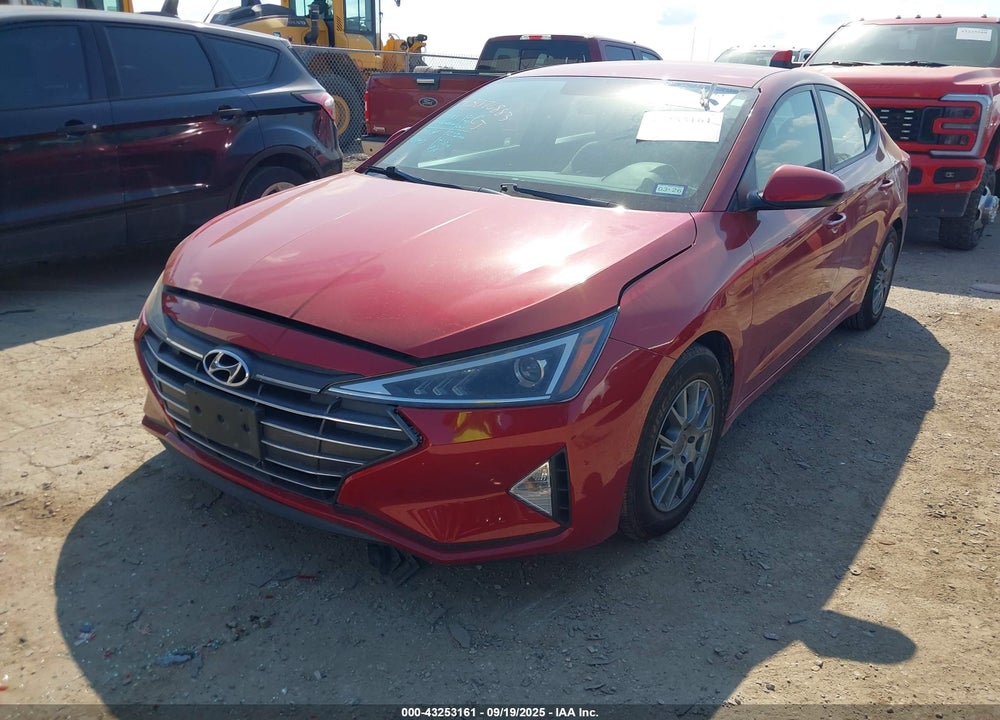2019 HYUNDAI ELANTRA VIN: KMHD74LF5KU816357
