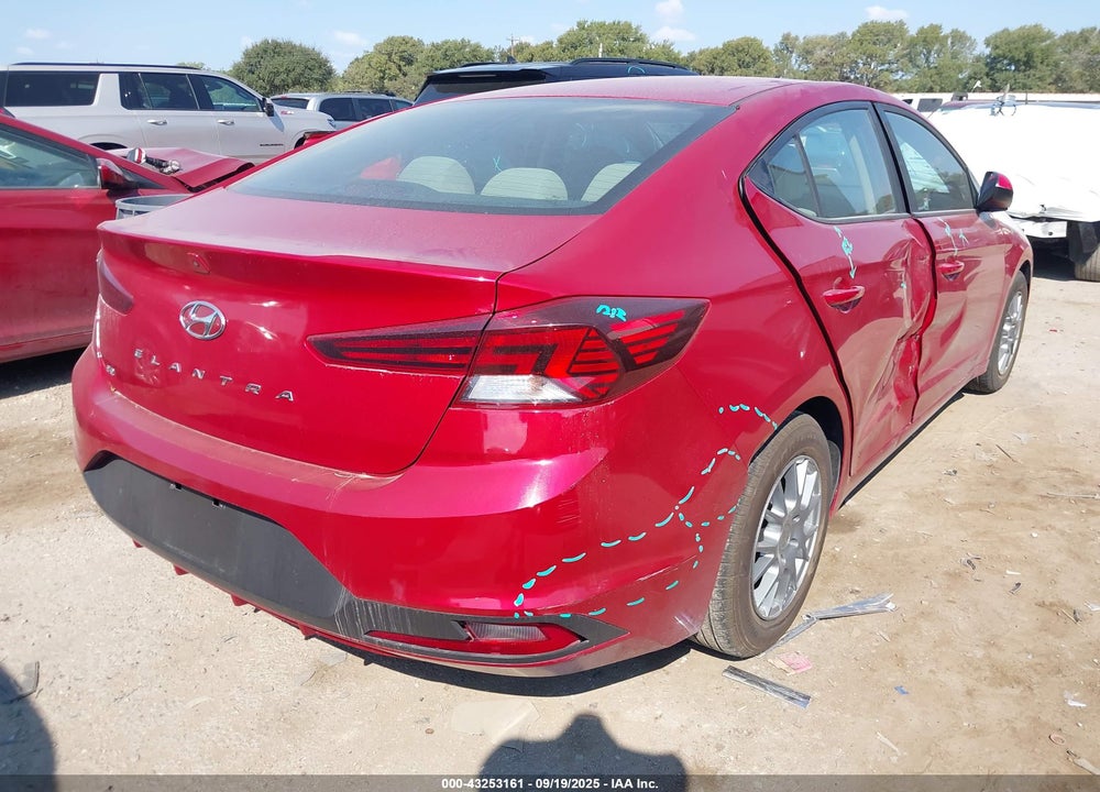2019 HYUNDAI ELANTRA VIN: KMHD74LF5KU816357