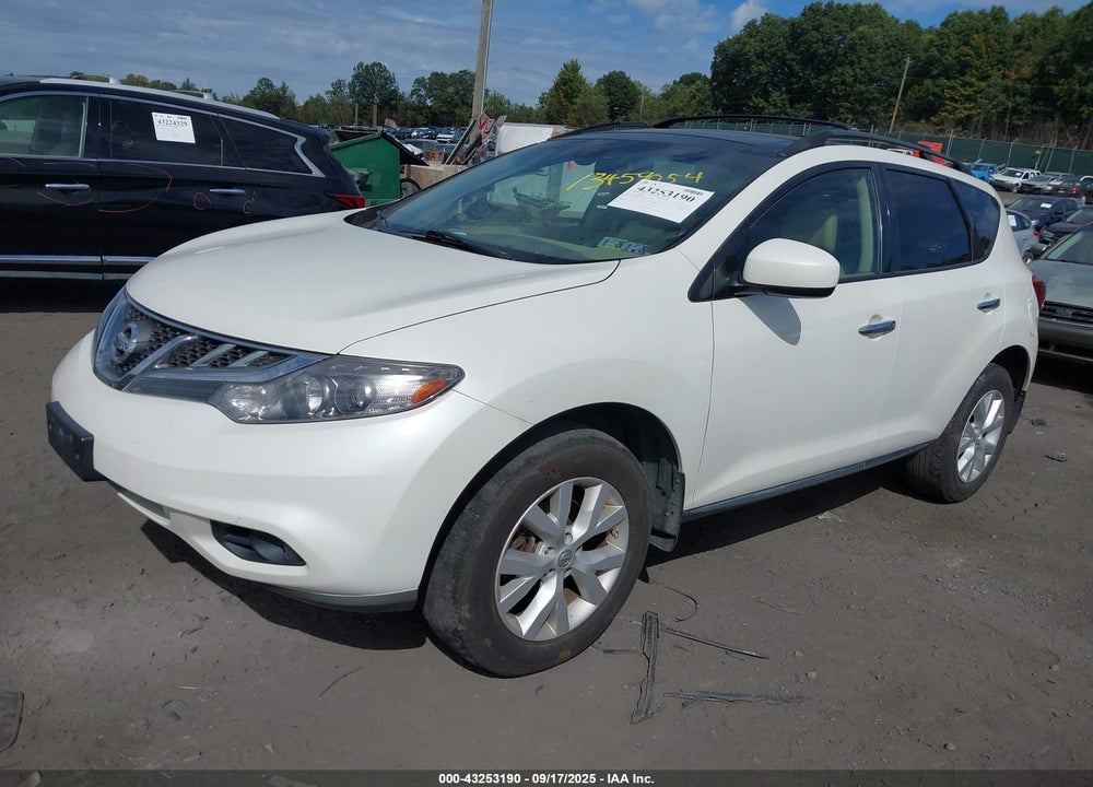 2013 NISSAN MURANO VIN: JN8AZ1MW3DW305997