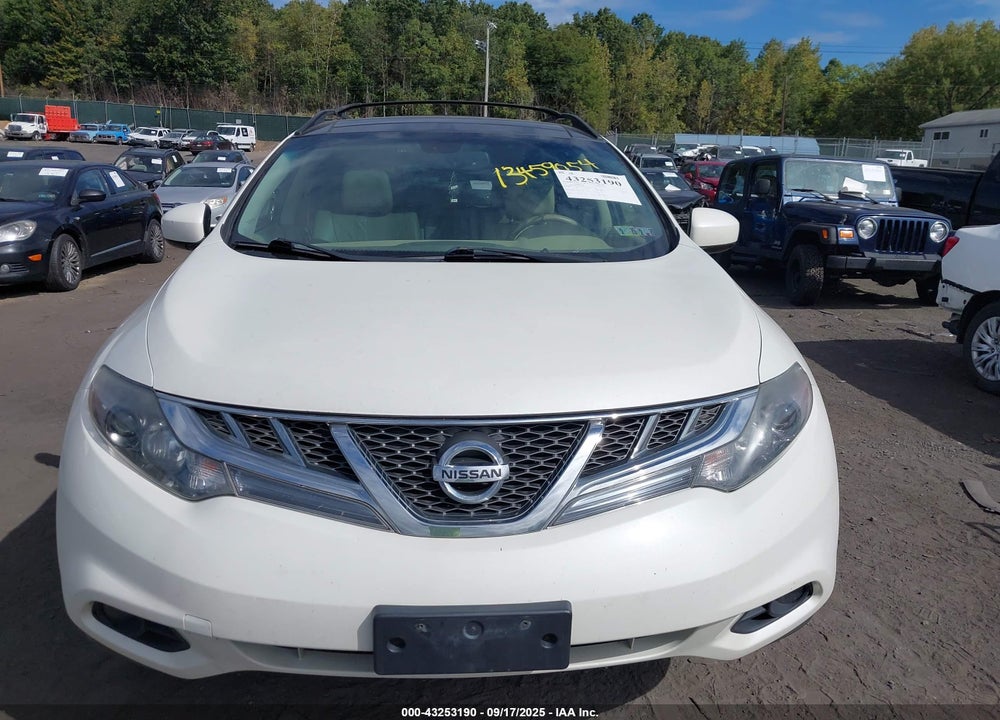 2013 NISSAN MURANO VIN: JN8AZ1MW3DW305997