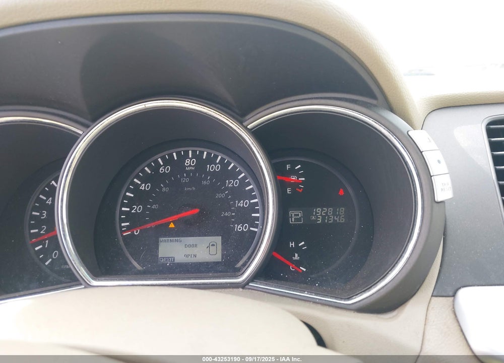 2013 NISSAN MURANO VIN: JN8AZ1MW3DW305997