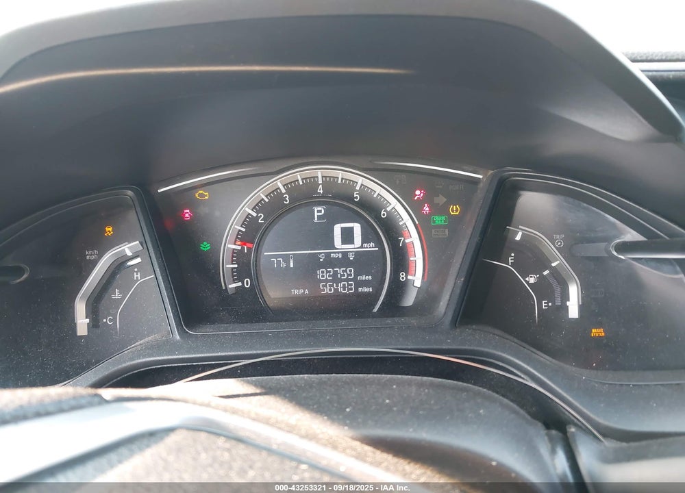 2016 HONDA CIVIC VIN: 2HGFC2F50GH539144