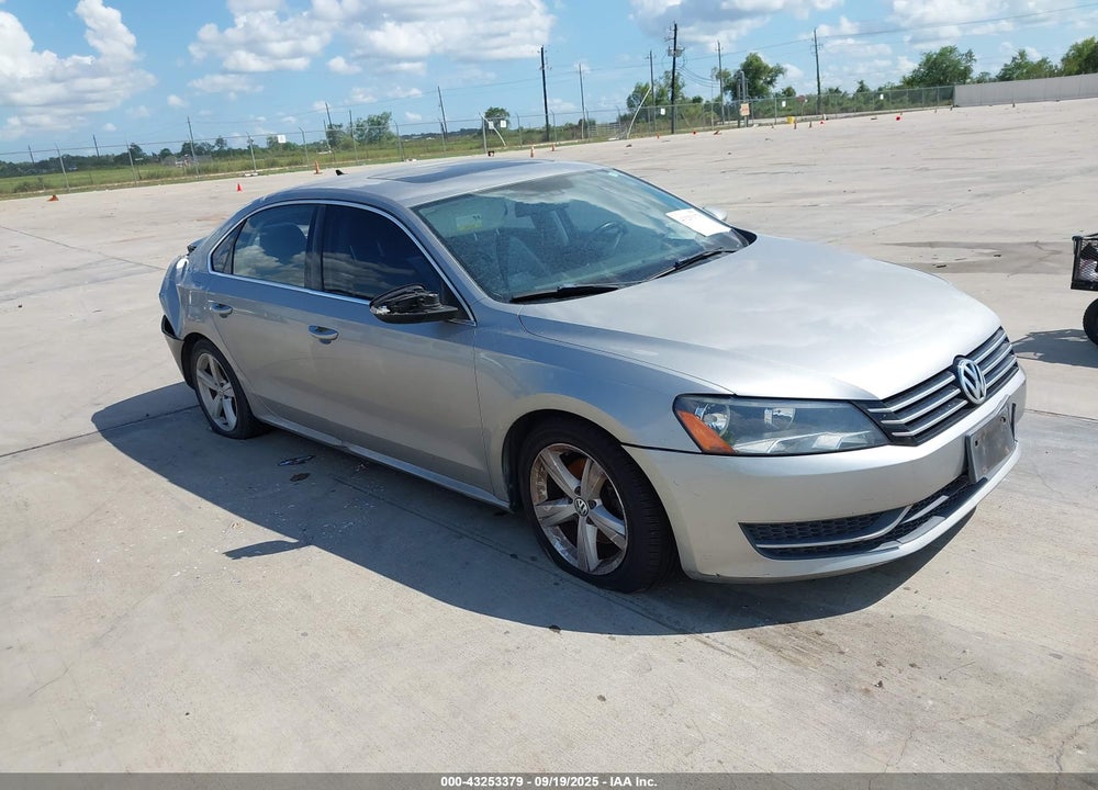 2012 VOLKSWAGEN PASSAT 2.5L SE VIN: 1VWBP7A3XCC056713
