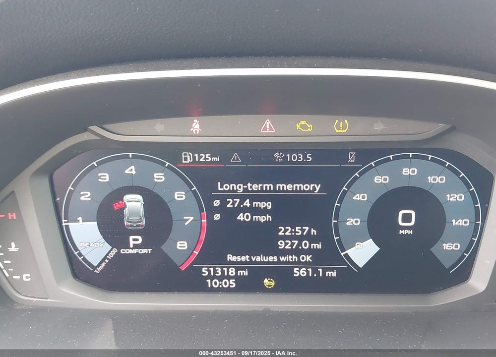 2022 AUDI Q3 VIN: WA1DECF3XN1150215