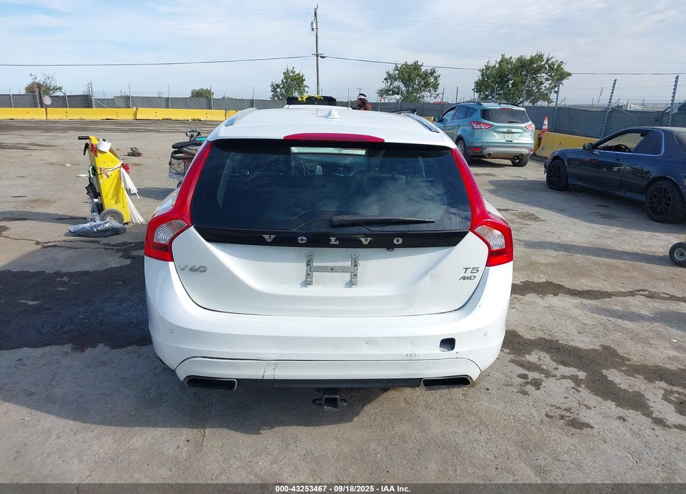 2016 VOLVO V60 T5 PREMIER VIN: YV1612SK4G1308157