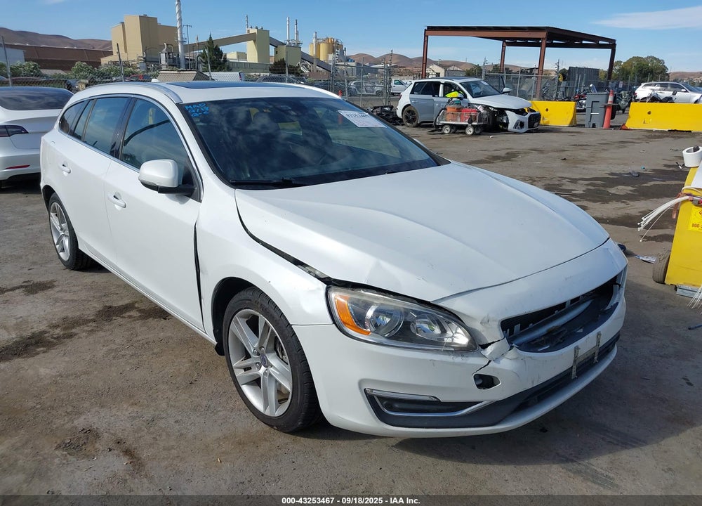 2016 VOLVO V60 T5 PREMIER VIN: YV1612SK4G1308157
