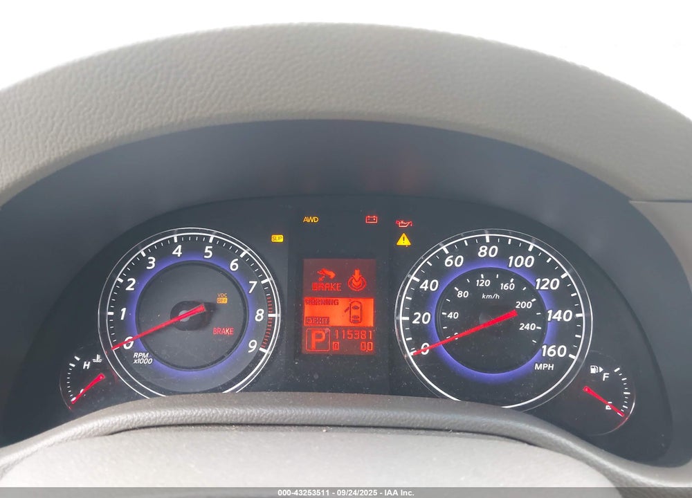 2009 INFINITI G37X VIN: JNKCV64F79M651811