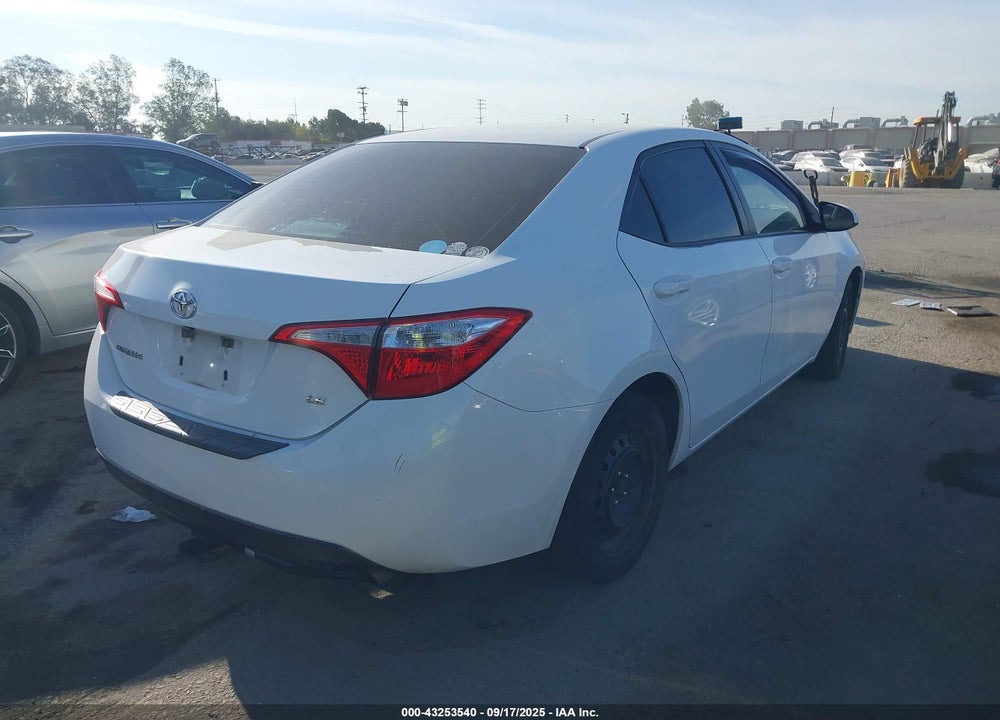 2016 TOYOTA COROLLA VIN: 5YFBURHE4GP448534