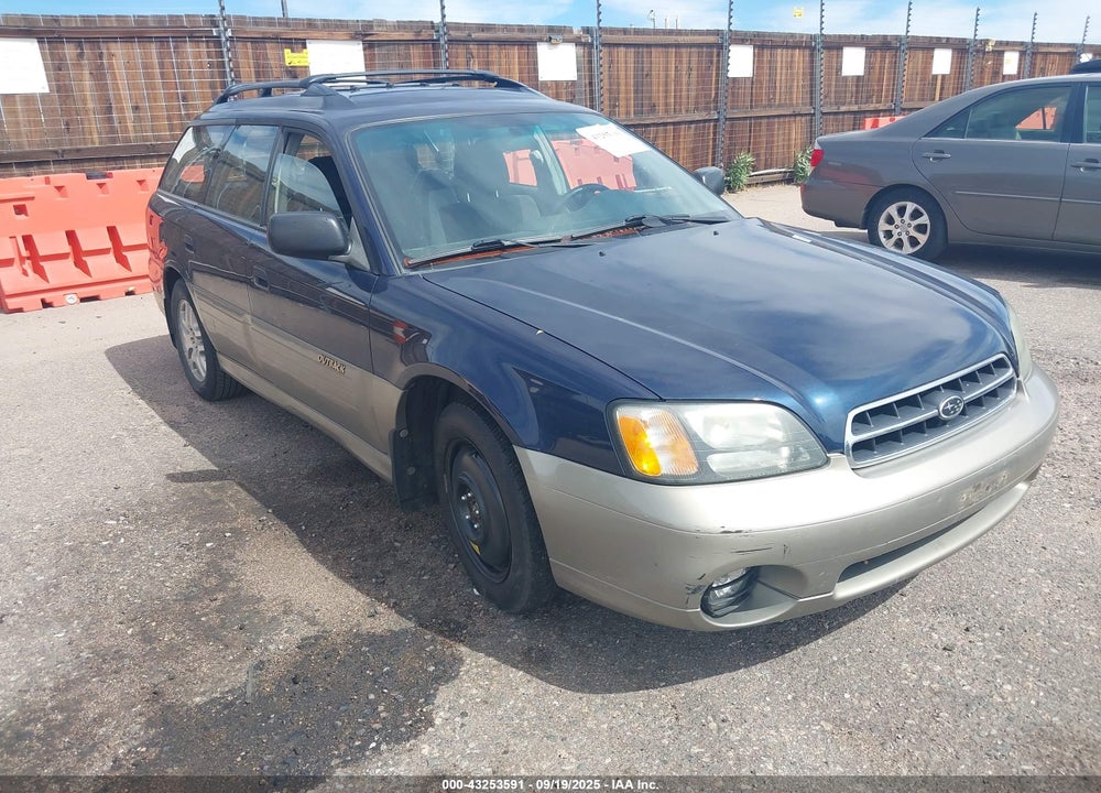 2002 SUBARU OUTBACK VIN: 4S3BH675327659206