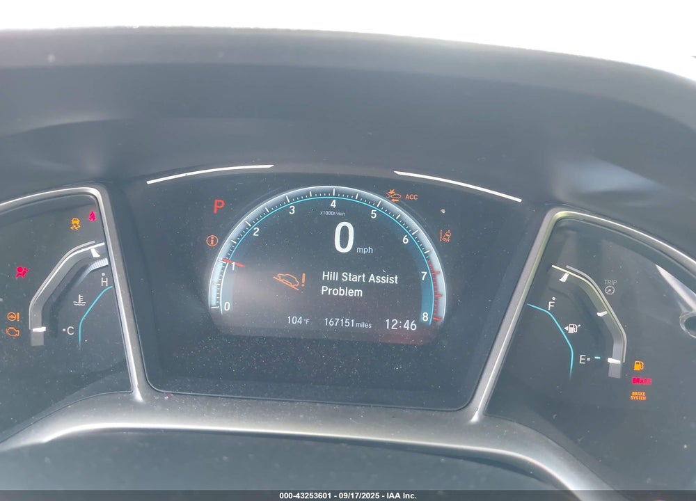 2017 HONDA CIVIC VIN: 19XFC2F86HE232759