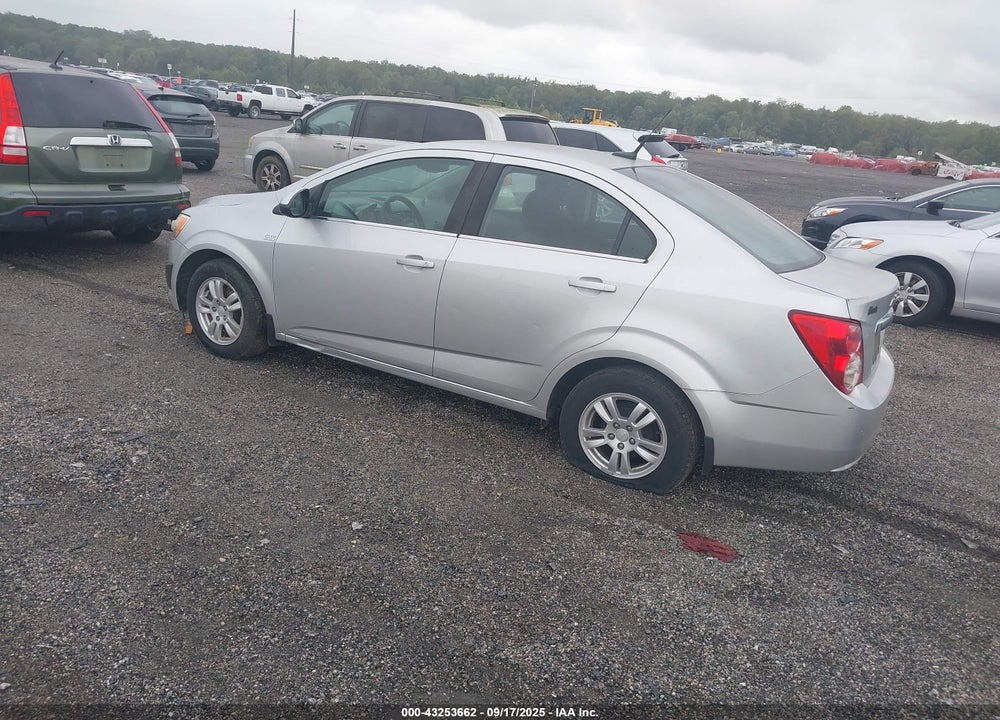 2013 CHEVROLET SONIC LT AUTO VIN: 1G1JC5SB9D4118174