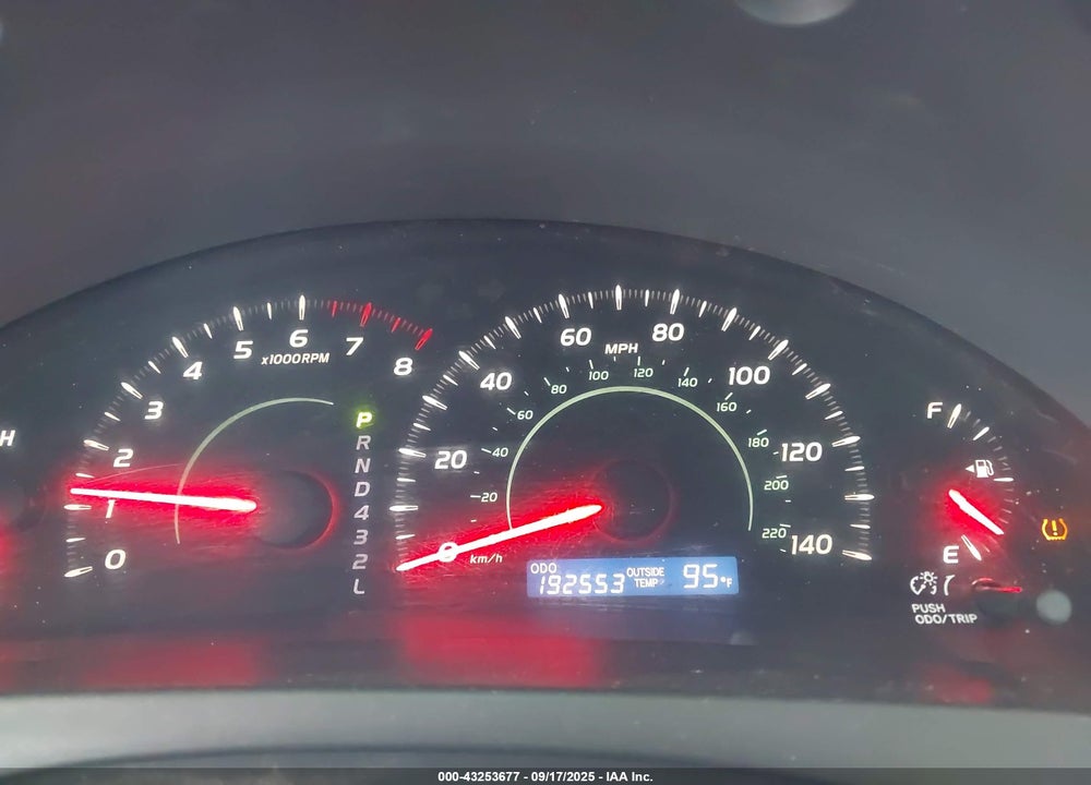 2009 TOYOTA CAMRY VIN: 4T1BE46K99U846395